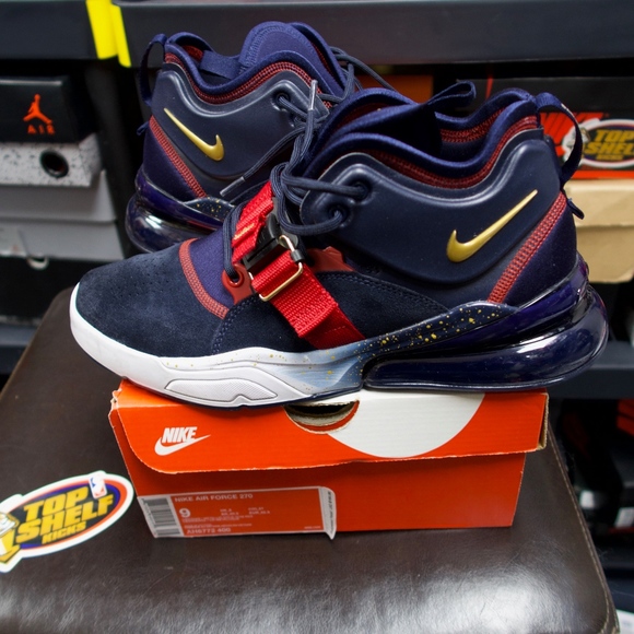 nike air force 270 blue red